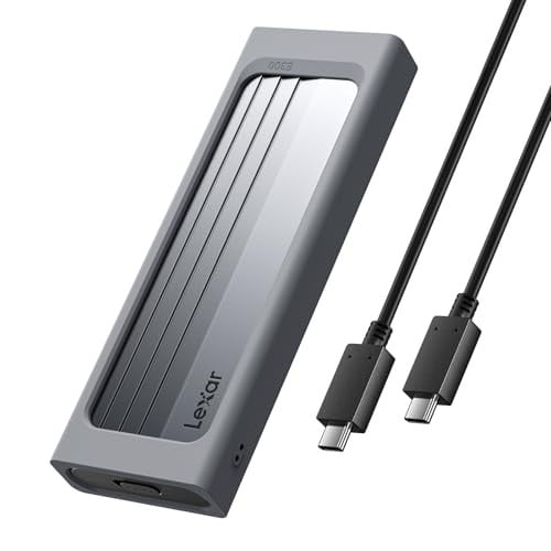 Lexar E300 M.2 NVMe SSD Enclosure USB 3.2 Gen 2 (10Gbps)