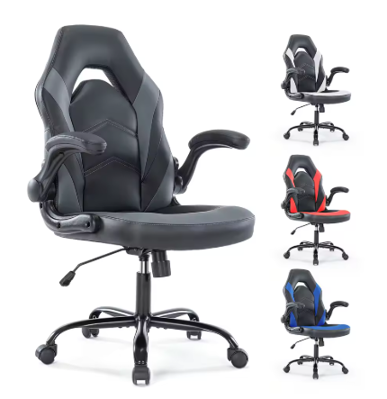 JHK Ergonomic Gaming Chair w/ Flip-Up Armrests