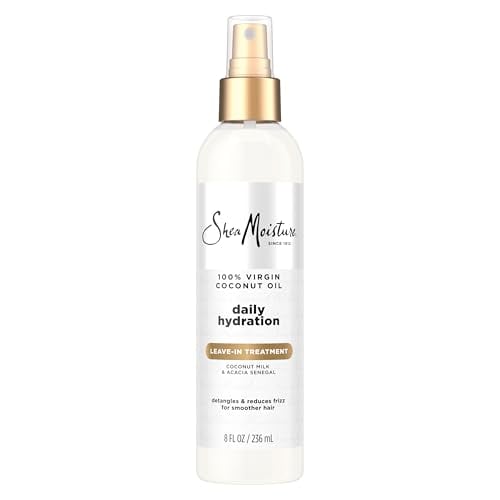 SheaMoisture 100% Virgin Coconut Oil Leave-In Hair Treatment Spray 8oz Deal