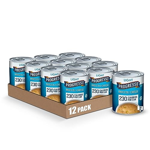 12-Pack 18-Oz Progresso Light Canned Soup (Broccoli & Cheese)
