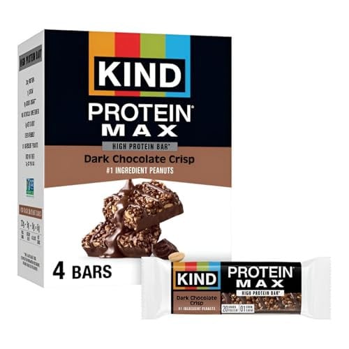 KIND Protein MAX Bars Dark Chocolate Crisp 4-Count Deal