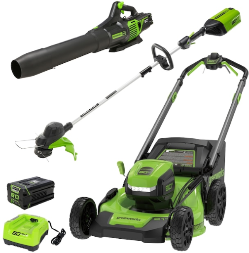 Greenworks PRO 80-volt Cordless Combo Kit 4 Ah Deal
