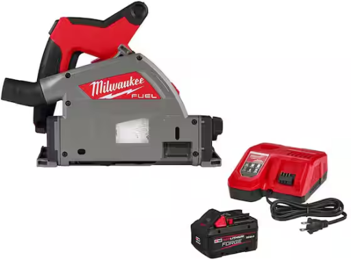 Milwaukee M18 FUEL 18V 6-1/2 in. Plunge Cut Track Saw w/ FORGE 8.0Ah Battery & Charger Deal