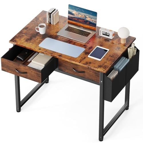 Dumos Home Office Computer Desk w/ Drawers Deal