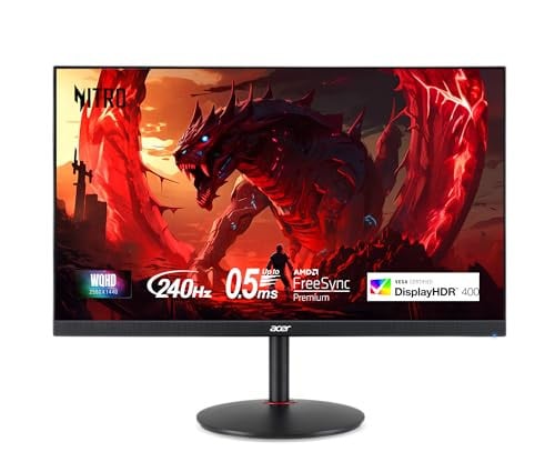 Acer Nitro 27" 2560x1440 QHD 240Hz IPS Gaming Monitor Deal