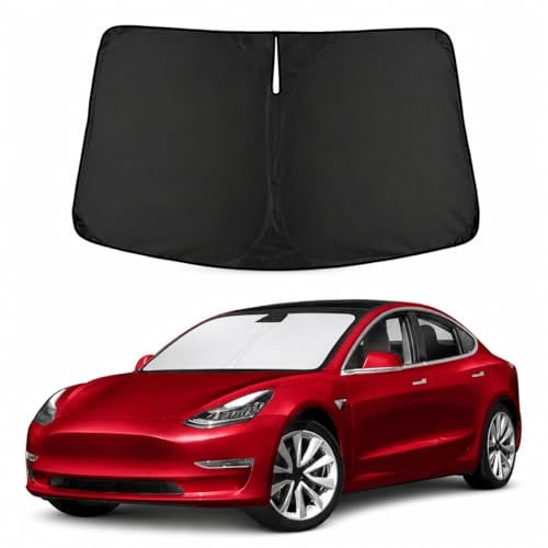 Autovir Foldable Windshield Sunshade for Tesla Model 3 & Y