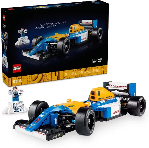 LEGO Icons Williams Racing FW14B & Nigel Mansell Model Car Set 799 piece