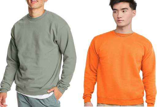 Hanes Men's EcoSmart Fleece Crewneck Sweatshirt