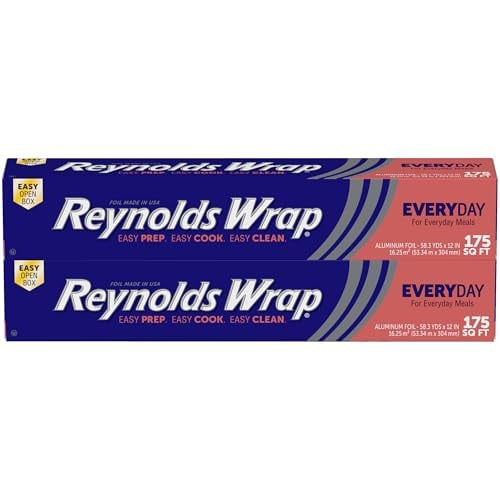 Reynolds Wrap Aluminum Foil Roll 2-Pack 175 Sq Ft