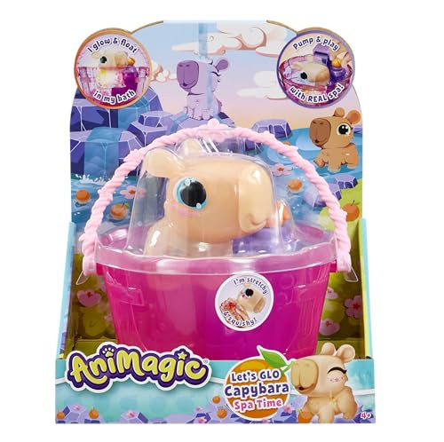 Animagic Let's Glo Capybara Spa Time Water Toy