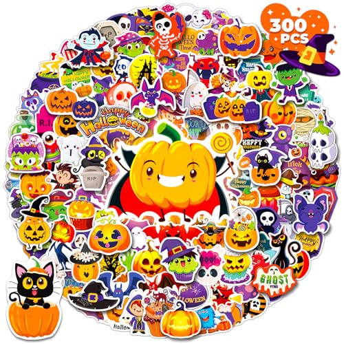 300PCS Halloween Stickers