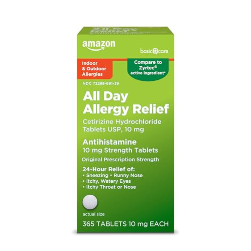 Amazon Basic Care Diphenhydramine HCl 25mg 365-Count