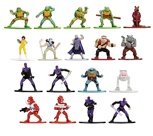 18-Pack Teenage Mutant Ninja Turtles 1.65" Series 1 Die-cast Figures