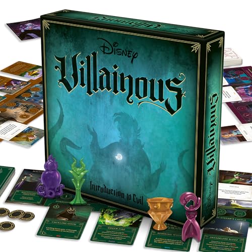 Ravensburger Disney Villainous - Introduction to Evil Strategy Board Game - Includes Lorcana Promo Card Deal