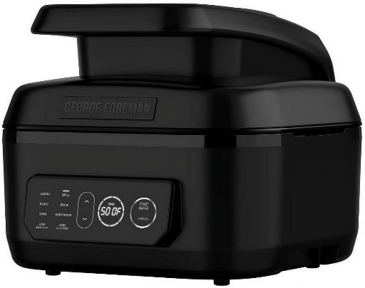 George Foreman 6-Quart 7-in-1 Electric Indoor Grill & Air Fryer