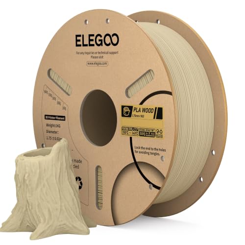 ELEGOO Wood-Filled PLA Filament