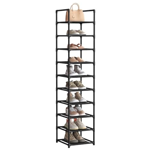 SONGMICS 10-Tier Shoe Rack 13 x 13 x 68 Inches Deal