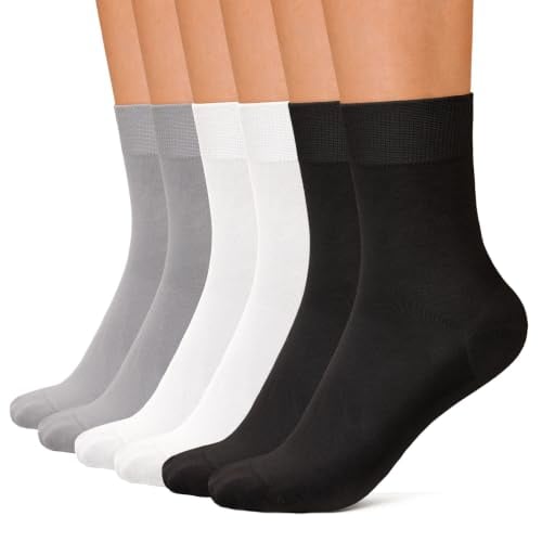 Lightweight Mini Crew Socks 6-Pack