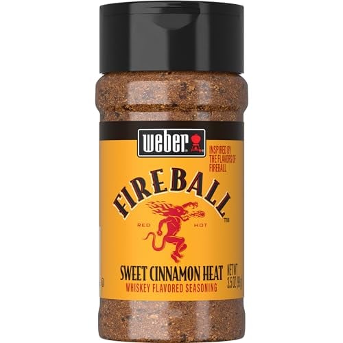 Weber Fireball Whiskey Flavored BBQ Seasoning, 3.5 oz Deal