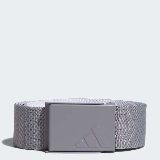 Adidas Men's Reversible Webbing Belt (Gray/White)