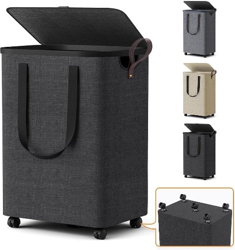 Laundry Basket with 5 Wheels Deal