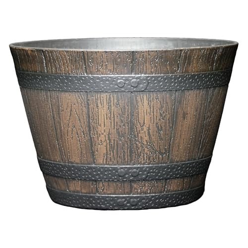 Classic Home & Garden Whiskey Barrel Planters