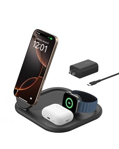 Belkin 3-in-1 MagSafe-Compatible iPhone Charger (Black) Deal