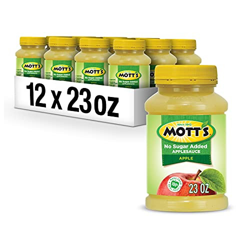 12 Pack of Mott's No Sugar Applesauce, 23-Oz.