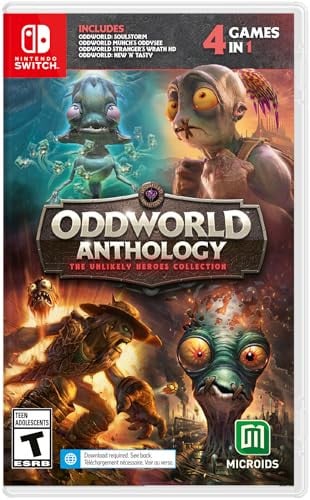 Oddworld Anthology: The Unlikely Heroes 4-Game Collection (Nintendo Switch)
