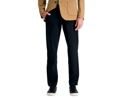 Haggar Life Khaki Straight Fit Comfort Pant