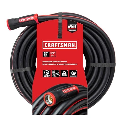 Craftsman Heavy Duty Professional Grade Garden Hose, 50 Feet x 5/8 Inch Deal