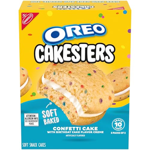 OREO Cakesters Confetti Cake Soft Snack Cakes 5-Pack