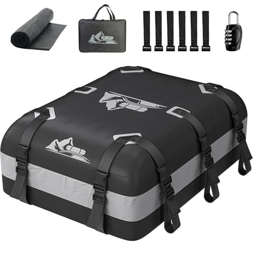 Car Rooftop Cargo Carrier Bag 15 or 20 Cubic Foot Deal