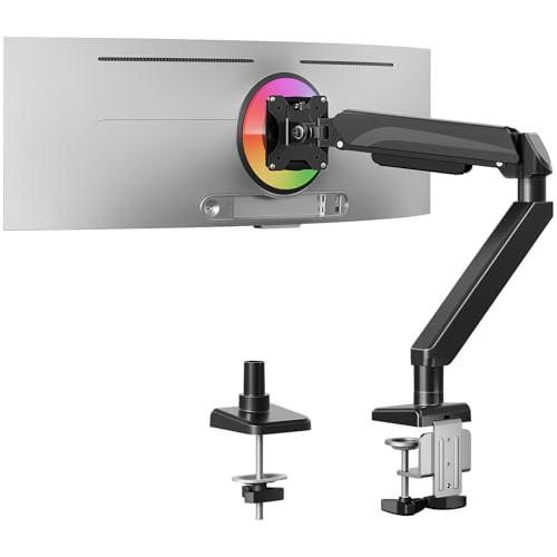 MOUNTUP Heavy Duty Single Monitor Arm (up to 33lbs)