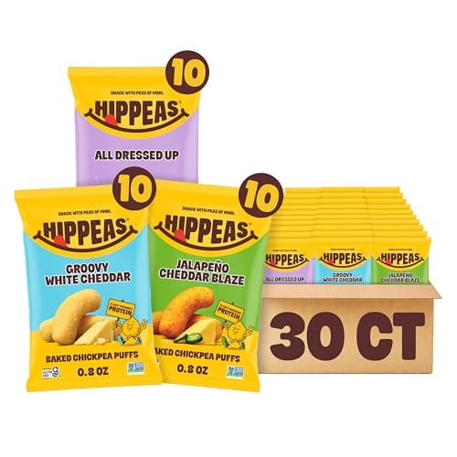 Hippeas Chickpea Puffs Variety Pack 30 x 0.8 oz Deal