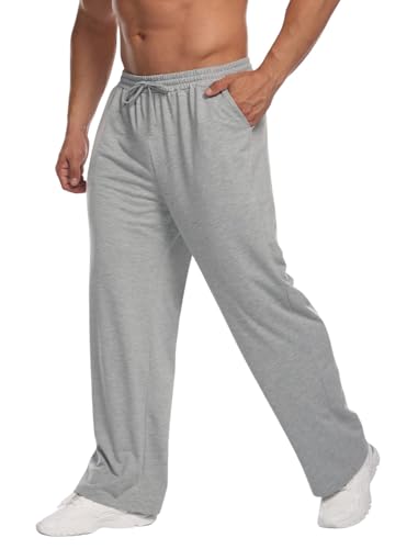 Deyeek Men's Straight Leg Sweatpants with Pockets Deal