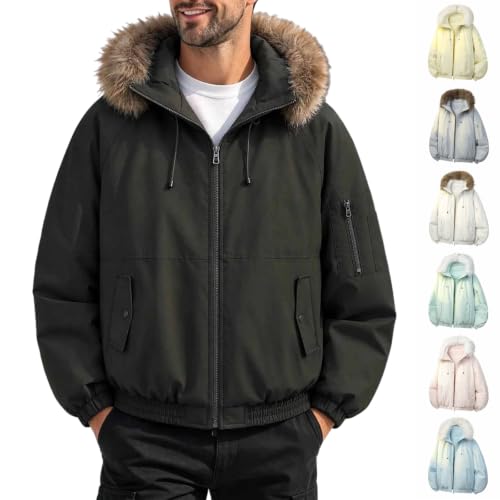 Hooded Full Zip Bomber Jacket