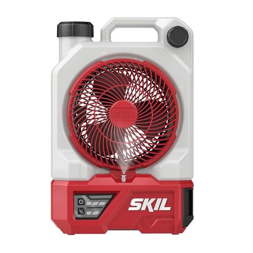 SKIL PWR CORE 20 20V 7" Misting Fan Kit with 2.0Ah USB-C Battery Deal