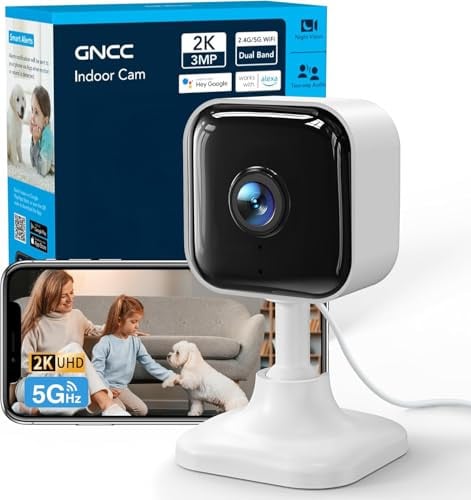 GNCC 2K Indoor Security Camera 2.4G/5G WiFi Deal