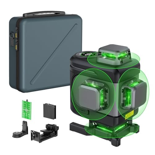 Fanttik D16 APEX 4x360° 16-Line Self-Leveling Cross Line Laser Level w/ LED Screen & 5200mAh Battery Deal