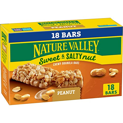 Nature Valley Granola Bars, Sweet and Salty Peanut, 18 Count