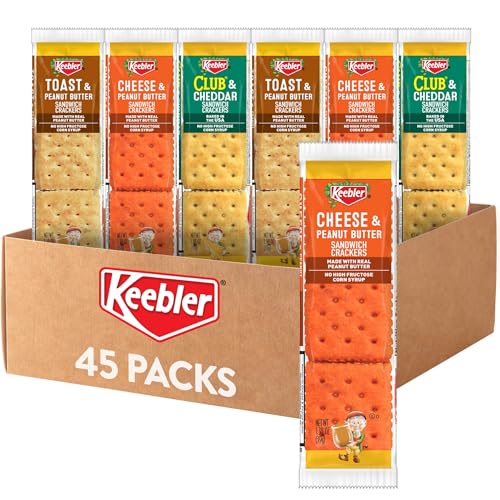 Keebler Sandwich Crackers Variety Pack 45-Pack Deal