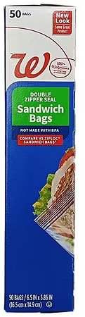 Walgreens Select Food Storage Bags 5 Varieties