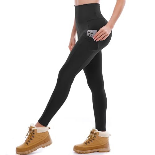 Ipletix Fleece Lined Leggings with Pockets Deal