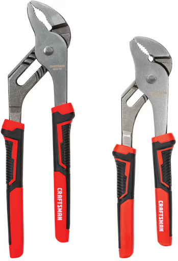 CRAFTSMAN Groove Joint Pliers Set (2-Pack, 8" & 10") Deal