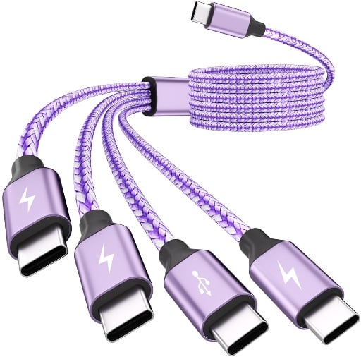 USB-C Multi Charging Cable Splitter (USB-A/USB-C to USB-C)