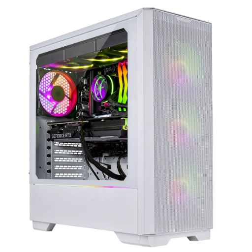 Skyech Eclipse lite 2 Gaming PC: AMD Ryzen 7 7800X3D, AMD Radeon 9070 XT, 32GB DDR5 6000MHz, 2TB NVMe
