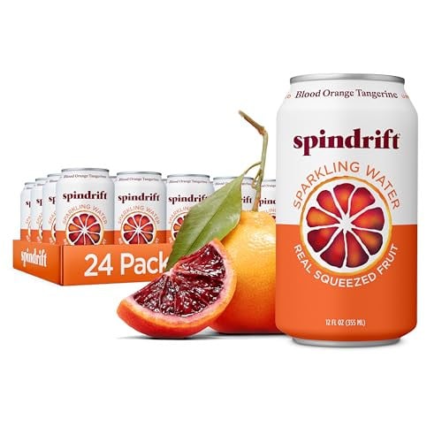 Spindrift Sparkling Water Blood Orange Tangerine 24-Pack