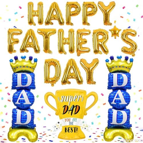 20-Piece Happy Father’s Day Balloon Set Deal