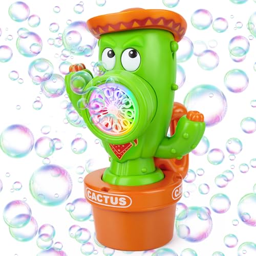 Vodolo Cactus Swing Dance Handheld Bubble Machine w/ Lights & Music Deal